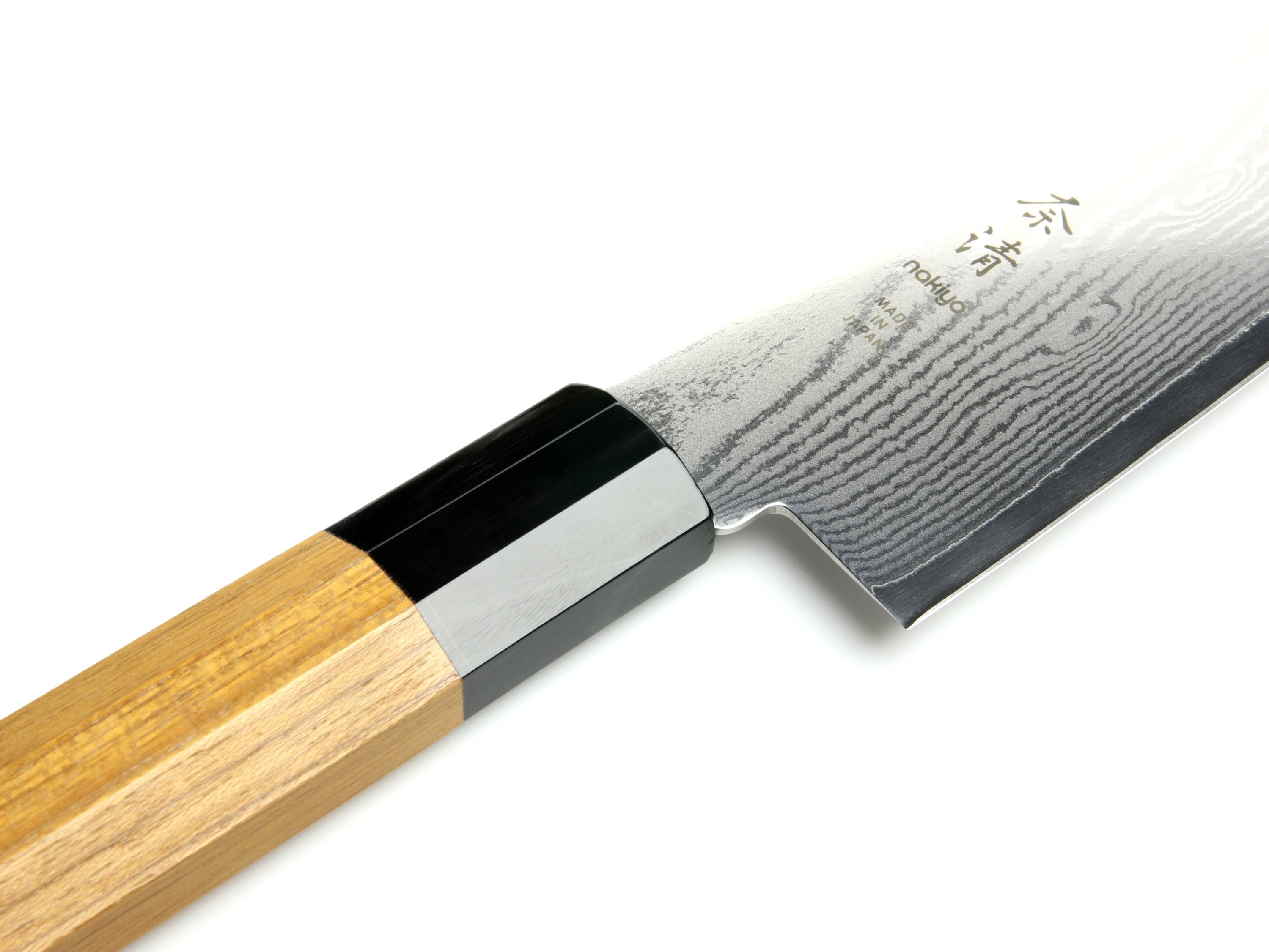 Nakiyo Teak Damascus 8 Gyuto/Chef – Seattle Cutlery