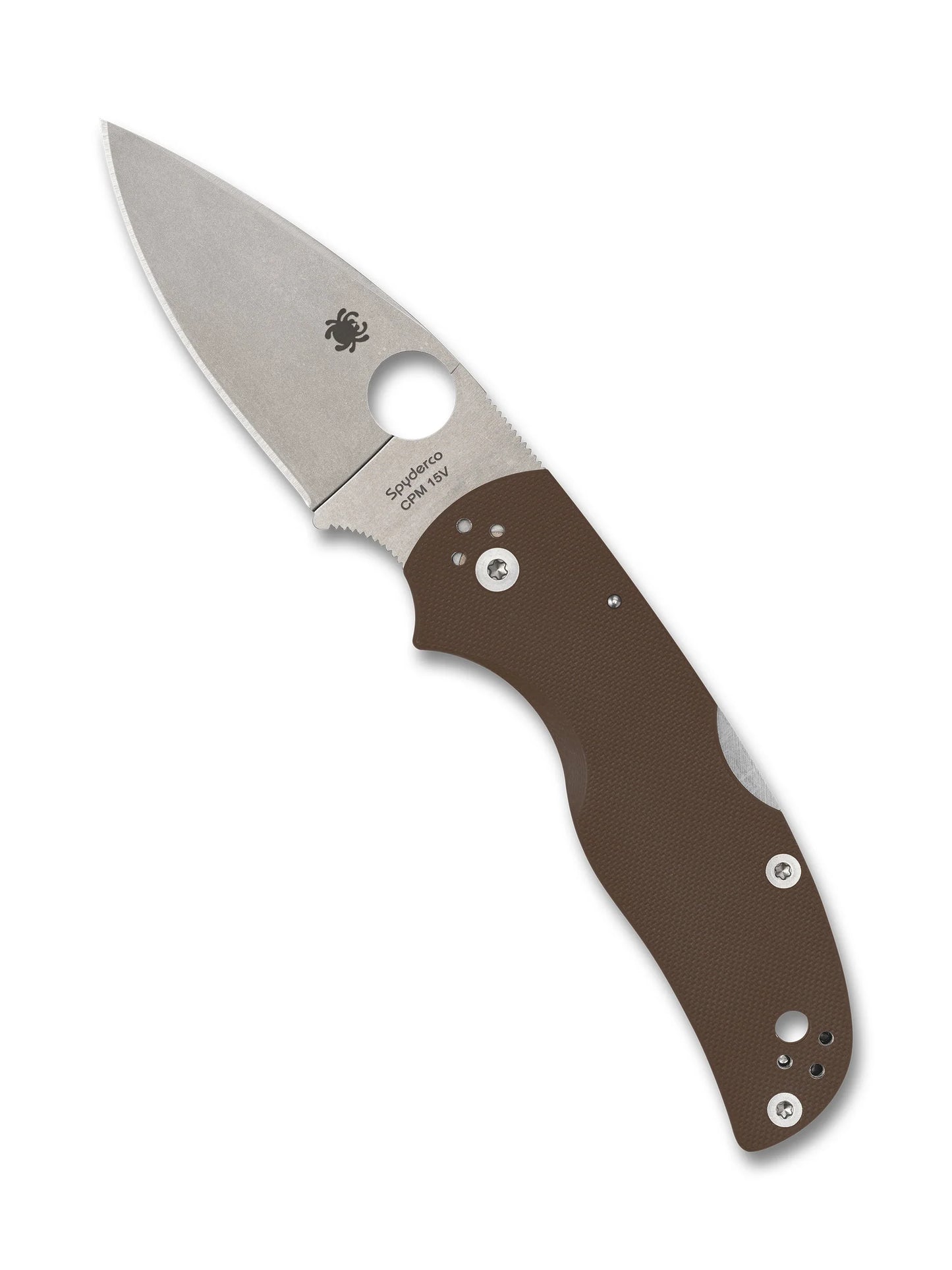 Spyderco Native 5 Brown G-10 CPM 15V (Sprint Run)