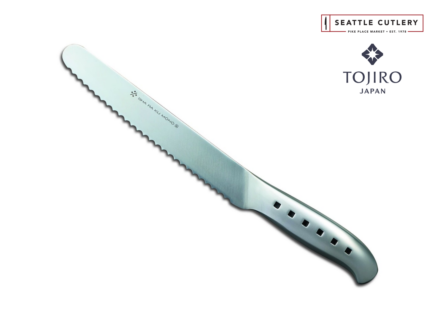 Sha Ra Ku Mono Small Bread Knife, 175 mm (6.9")