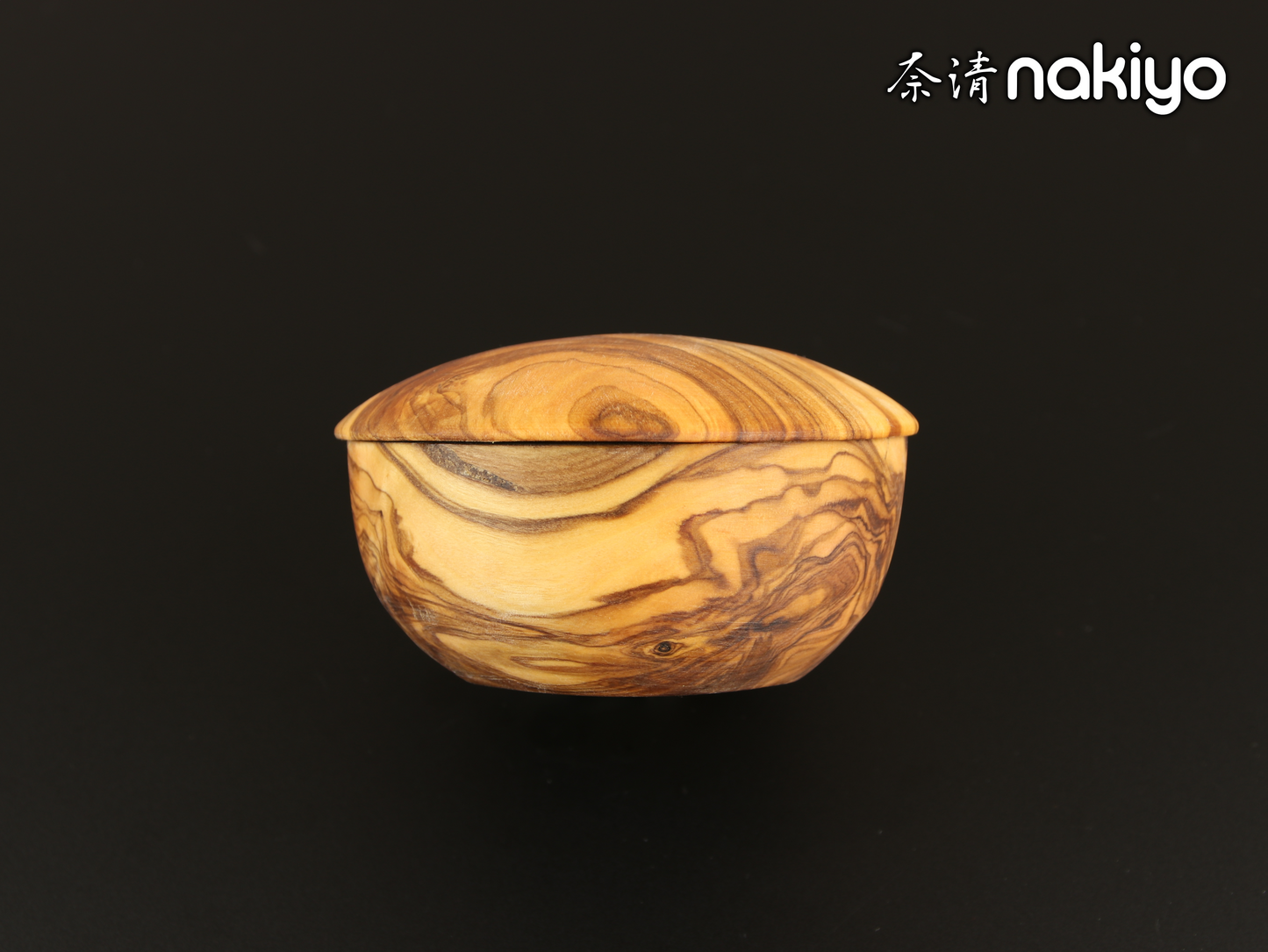 Nakiyo Olivewood Lidded Bowl