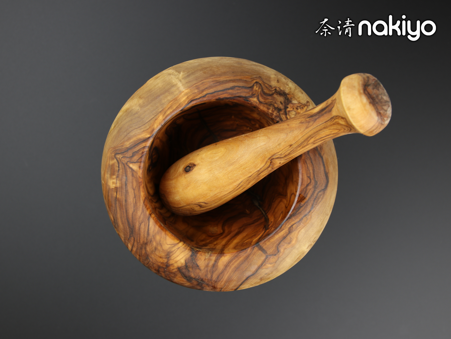 Nakiyo Olivewood Mortar & Pestle