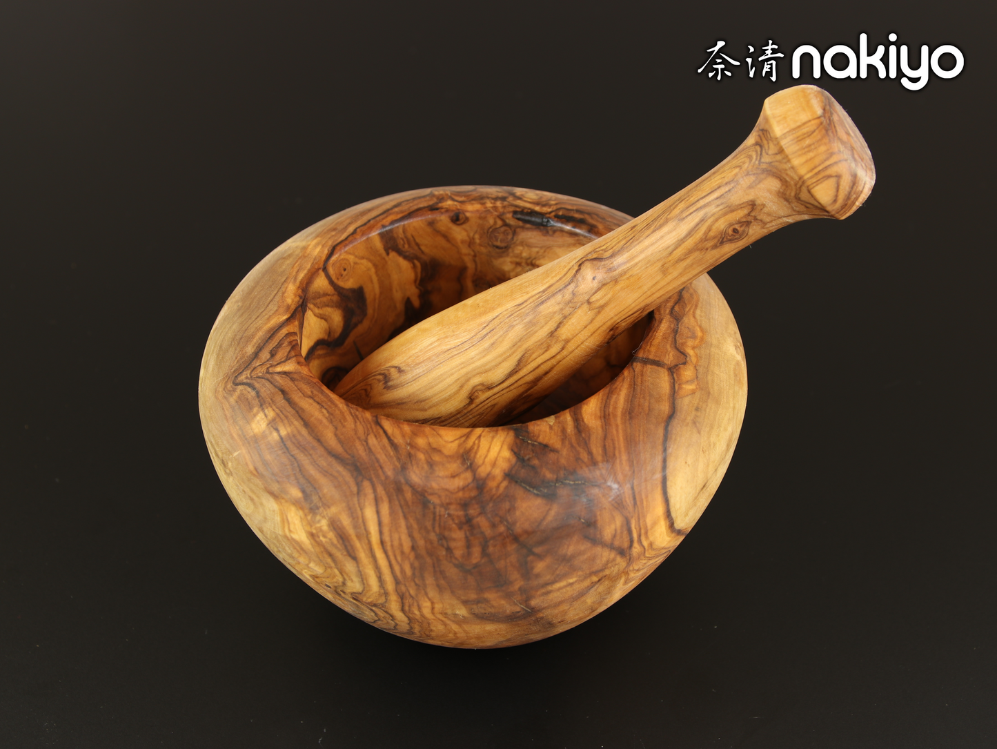 Nakiyo Olivewood Mortar & Pestle