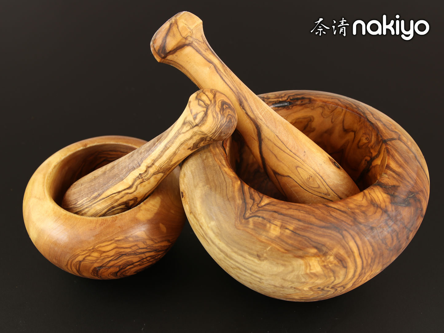 Nakiyo Olivewood Mortar & Pestle