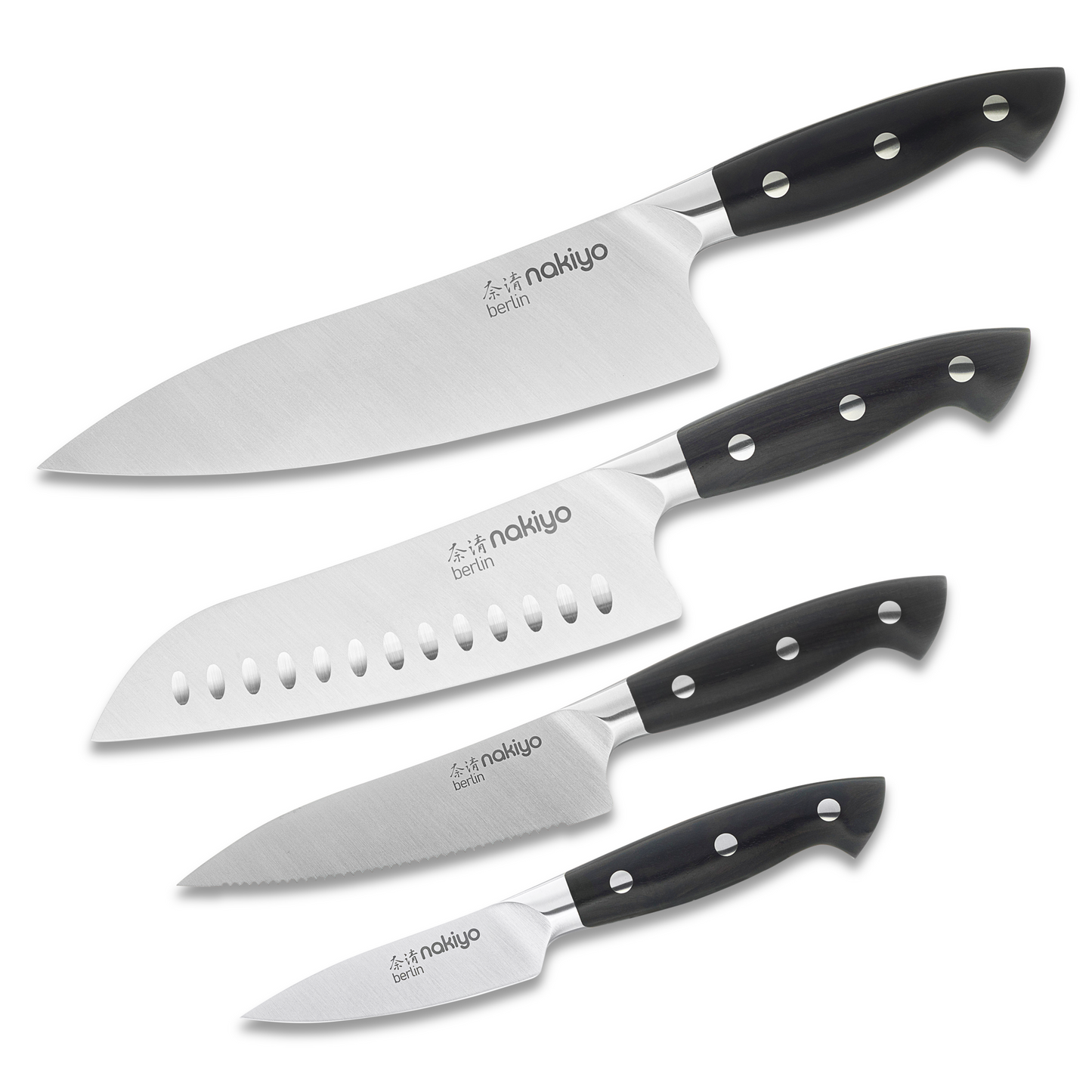 Nakiyo Berlin 4-Piece Utility Set with Magnetic Stand