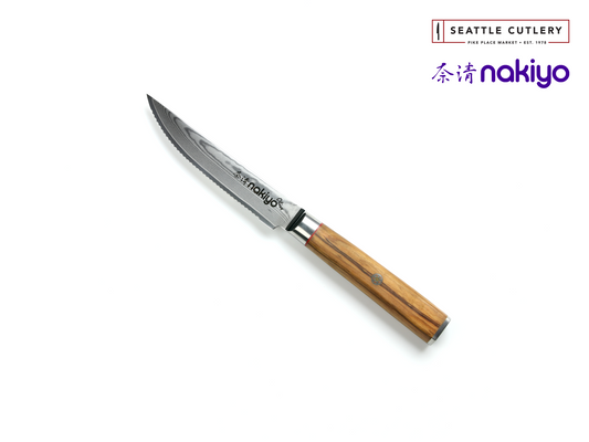 Nakiyo Olive 5" Serrated Utility Knife
