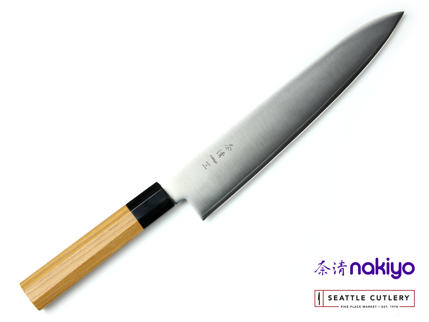 Nakiyo Teak San Mai 10" Gyuto/Chef