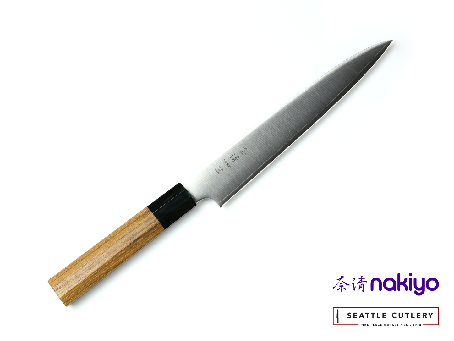 Nakiyo Teak San Mai Sujihiki/Slicer