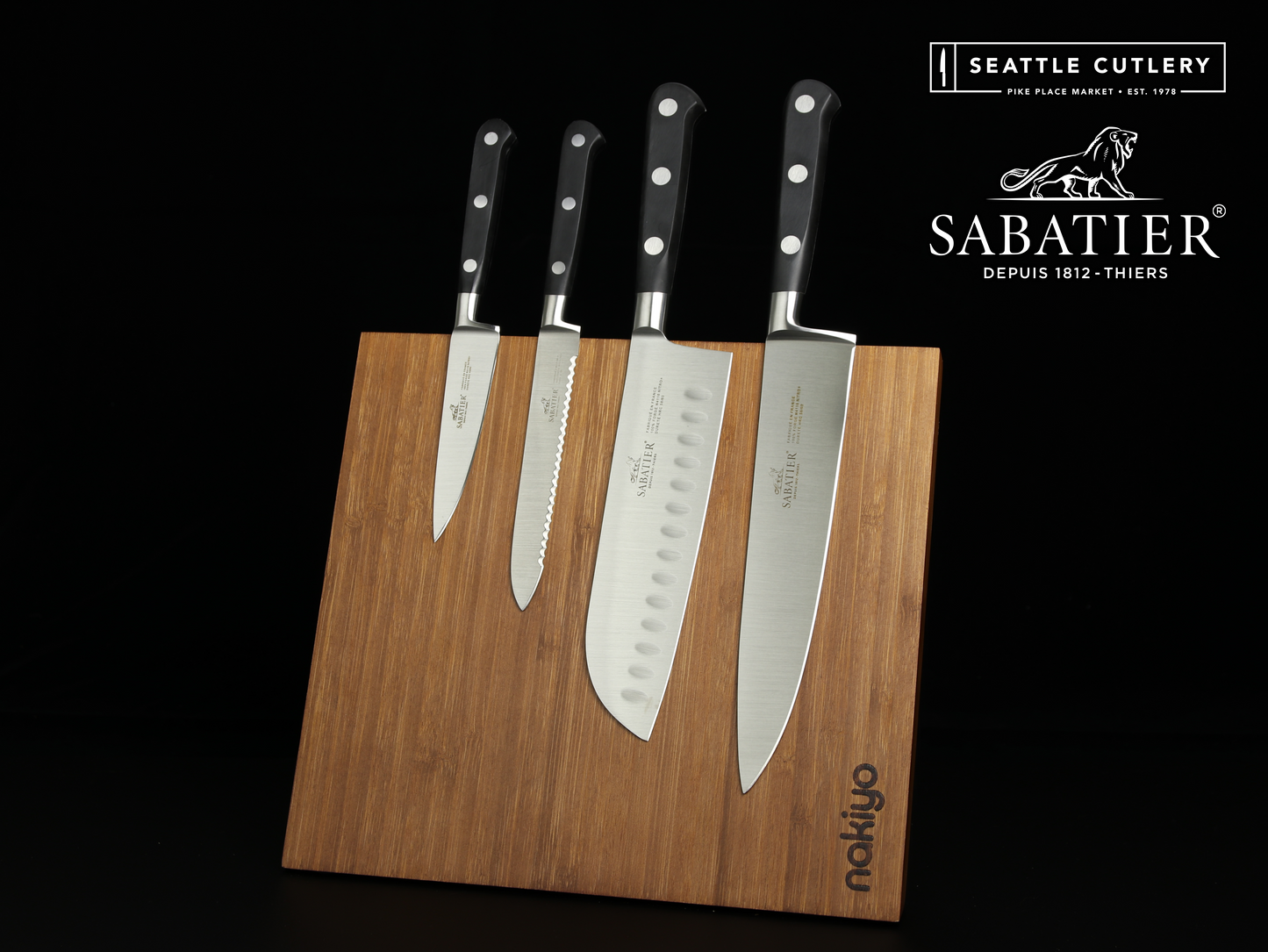 Sabatier Idéal 4-Piece Set with Magnetic Stand