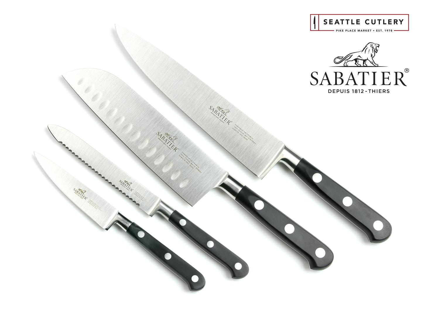 Sabatier Idéal 4-Piece Set with Magnetic Stand