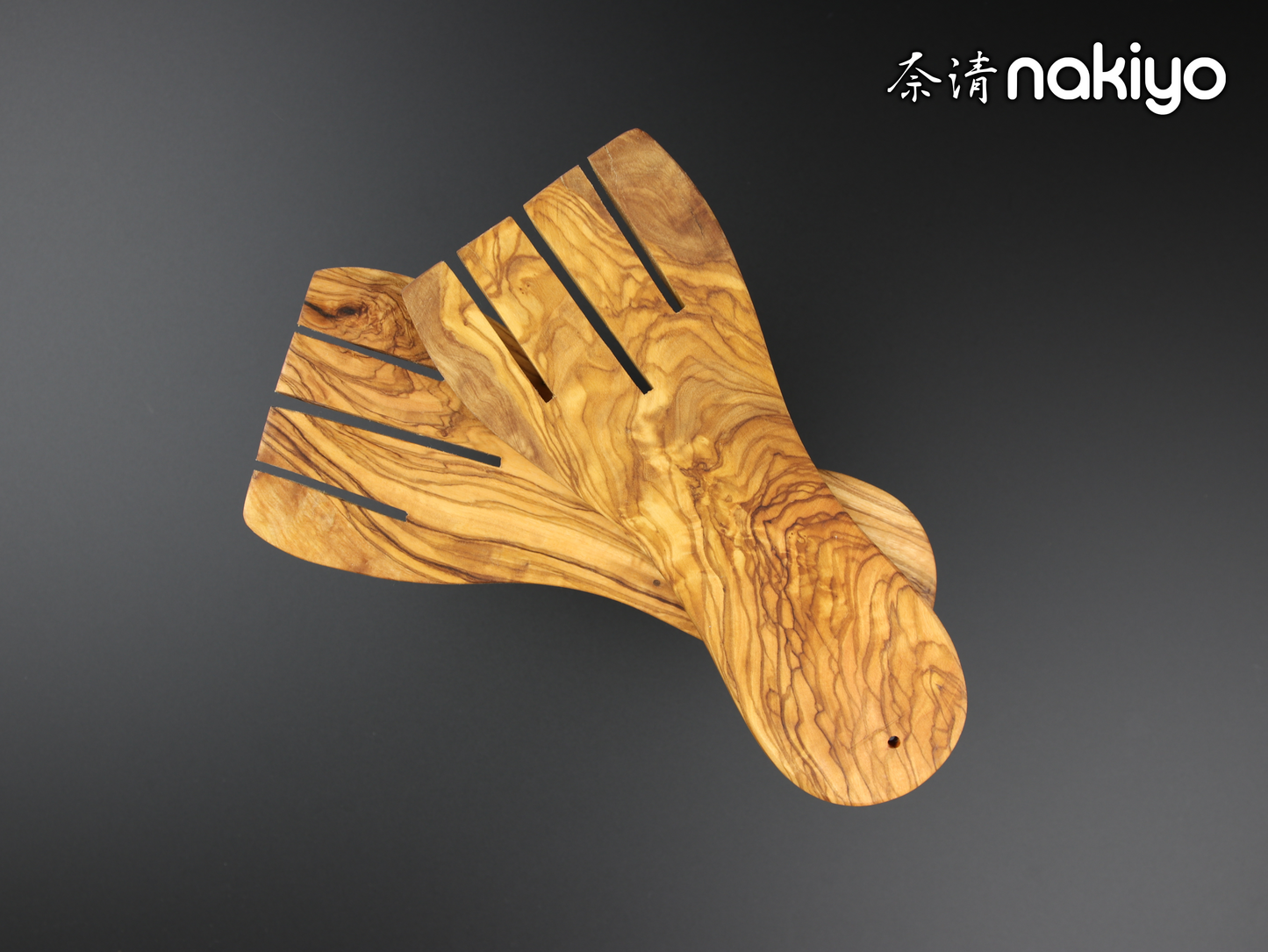 Nakiyo Olivewood Salad Hands (Pair)