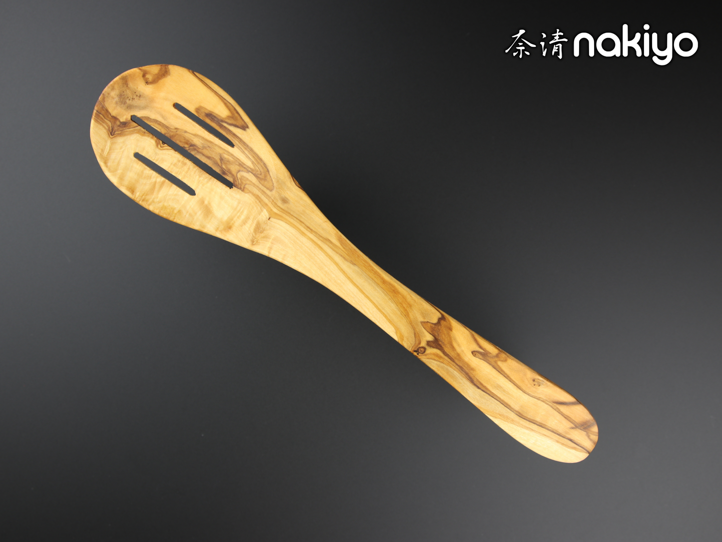 Nakiyo Olivewood Slotted Spoon