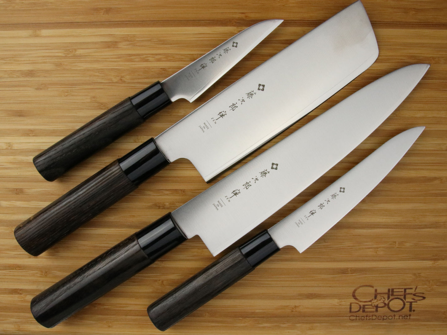 Tojiro Zen 4-Piece Set with Magnetic Stand