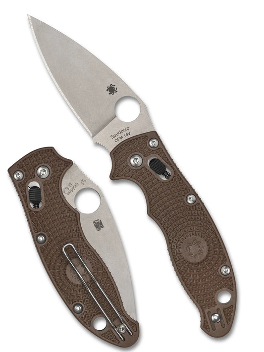 Spyderco Manix 2 Lightweight Brown G-10 CPM 15V (Sprint Run)