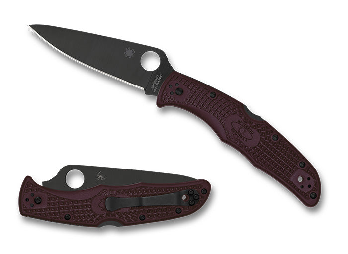 Spyderco Endura 4 Lightweight Micro-Melt PD#1 Black Blade (Sprint Run)