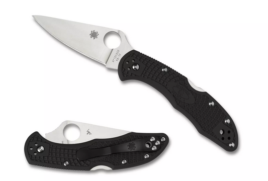 Spyderco Delica 4 Lightweight Flat Ground Black