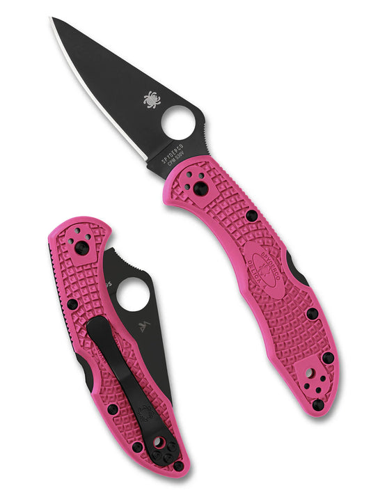 Spyderco Delica 4 Lightweight CPM S30 Black Blade