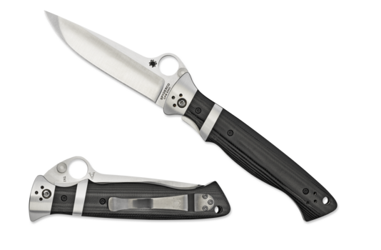 Spyderco Vallotton Sub-Hilt G-10 Black