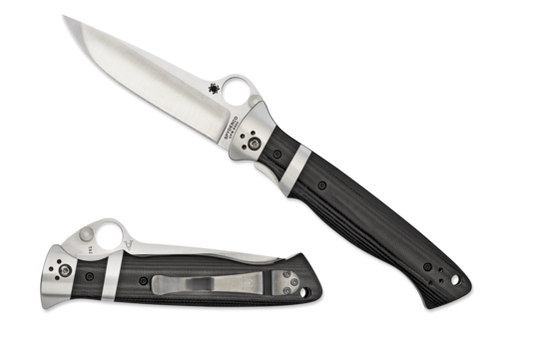 Spyderco Vallotton Sub-Hilt G-10 Black