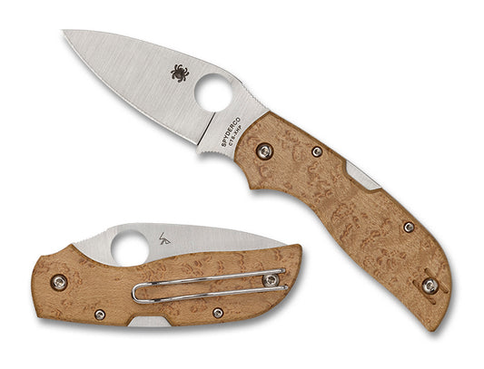 Spyderco Chaparral Birdseye Maple