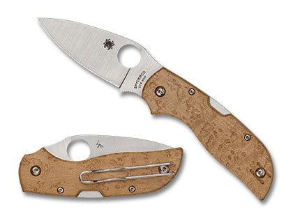 Spyderco Chaparral Birdseye Maple