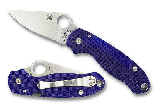 Spyderco Para 3 G-10 Dark Blue CPM S110V