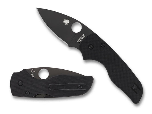 Spyderco Lil' Native G-10 Black/Black Blade