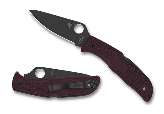 Spyderco Endela 4 Lightweight Micro-Melt PD#1 Black Blade (Sprint Run)