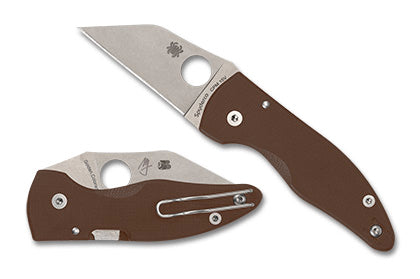 Spyderco Microjimbo Brown G-10 CPM 15V (Sprint Run)