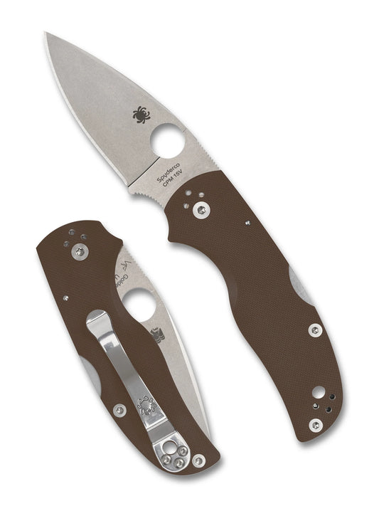 Spyderco Native 5 Brown G-10 CPM 15V (Sprint Run)