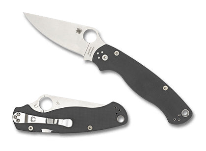 Spyderco Para Military 2 G-10 Dark Gray Maxamet