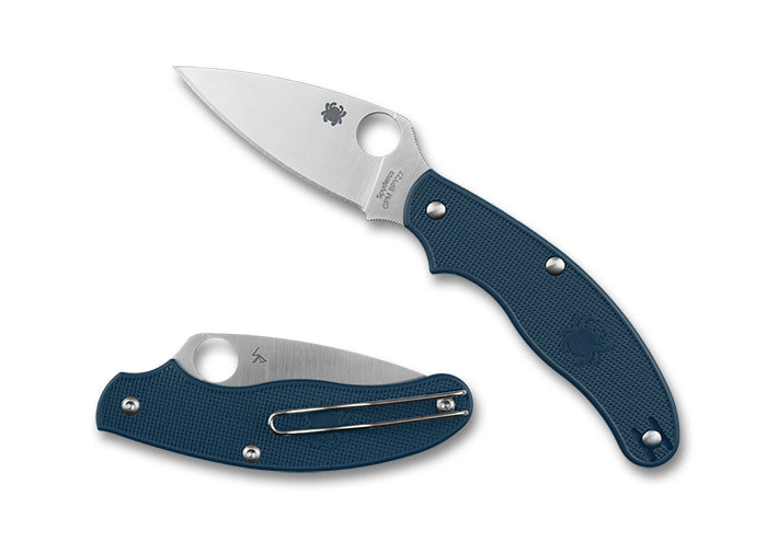 Spyderco UK Penknife Blue Lightweight CPM SPY27