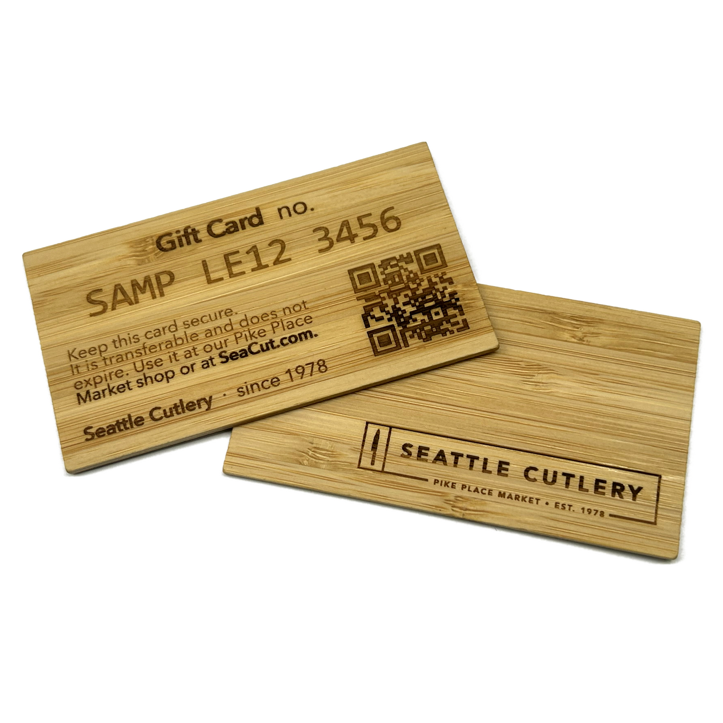 Engraved Gift Card
