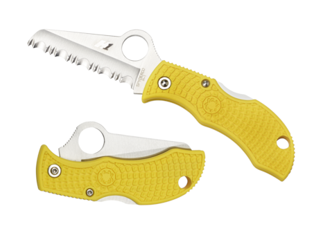 Spyderco Manbug Salt FRN Yellow Sheepsfoot