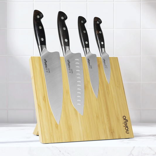 Nakiyo Berlin 4-Piece Chef Set with Magnetic Stand