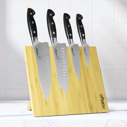 Nakiyo Berlin 4-Piece Chef Set with Magnetic Stand