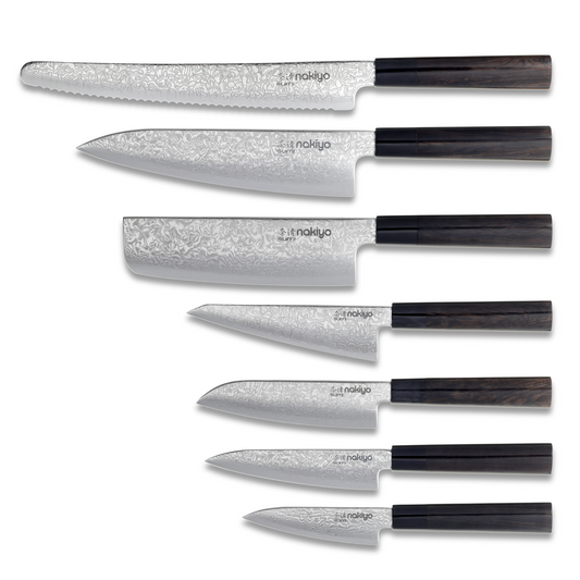 Nakiyo Sumi 7-Piece Master Set with Magnetic Walnut Block