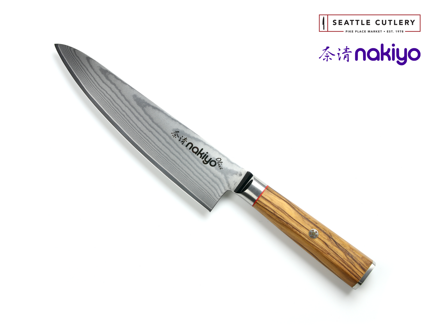 Nakiyo Olive 8" Chef's Knife