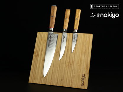 Nakiyo Olive 3-Piece Chef Set