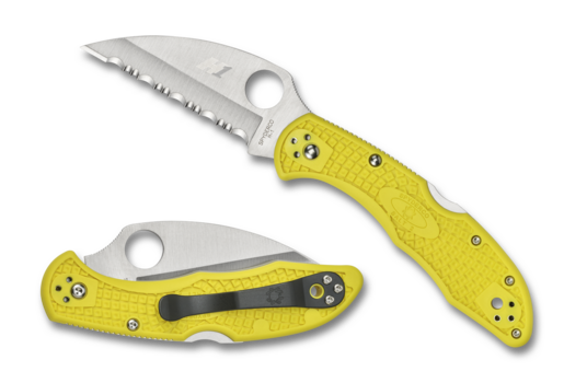Spyderco Salt 2 FRN Yellow Wharncliffe (Discontinued)
