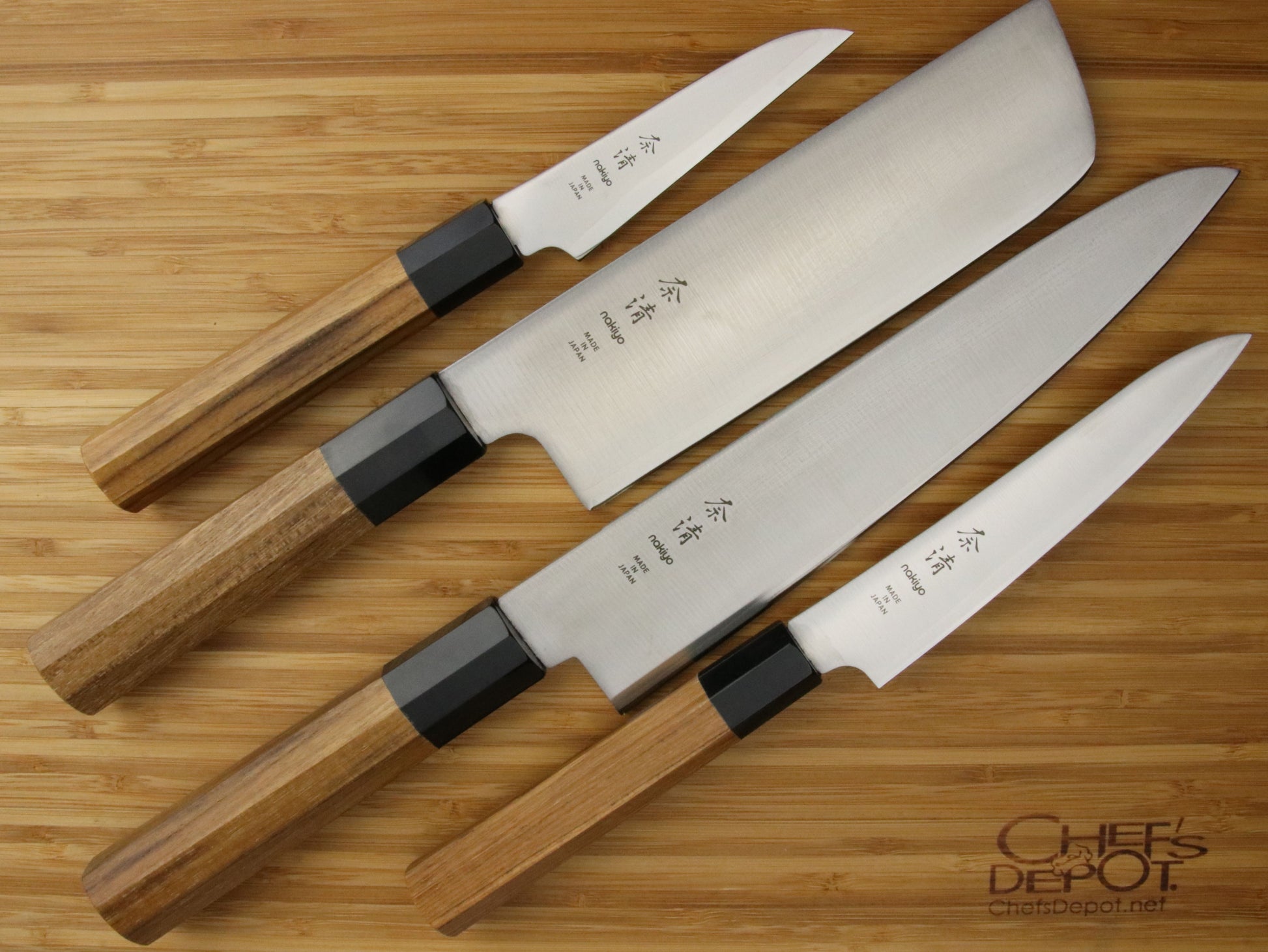Nakiyo Teak San Mai 9 Gyuto/Chef – Seattle Cutlery